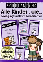 Vorschau - Spiele - Bewegungsspiel zum Kennenlernen - Alle Kinder, die… - Deckblatt