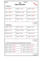 Vorschau - Test - Längen umwandeln Klasse 3 (veränderbare Datei) + Lösungen - Seite 3