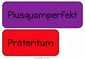 Vorschau - Präsentationen/Tafelbilder - Zeitformen - Tafelmaterial - Seite 1