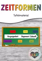 Vorschau - Präsentationen/Tafelbilder - Zeitformen - Tafelmaterial - Deckblatt