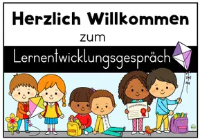 Vorschau - Anderer Materialtyp - Lernentwicklungsgespräch - KEL-Gespräch - Selbsteinschätzung - Drache - Seite 1