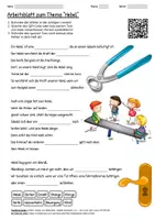 Vorschau - Arbeitsblätter - Lernposter + Arbeitsblatt "Hebel" + Onlineübung & MP3 + Mindmap + Infografik - Seite 1