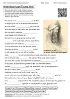 Vorschau - Arbeitsblätter - Lernposter + Arbeitsblatt "Hiob" + Onlineübung & MP3 + Mindmap + Infografik - Seite 1
