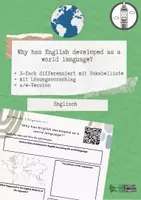 Vorschau - Arbeitsblätter - Arbeitsblatt: English as a world language - Deckblatt