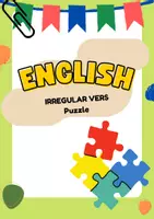 Vorschau - Spiele - Irregular Verbs Puzzle | simple past - Deckblatt