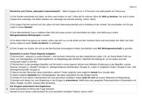 Vorschau - Unterrichtsreihen - AES 8 Projekt Zukunft 1.0 - Teil 4 "Es geht auch anders..." - Seite 1
