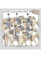 Vorschau - selbst erstellte Cliparts/Grafiken - Cliparts für Pferde, Reiten, Reittherapie: Turnen auf dem Pferd - Seite 1