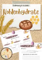 Vorschau - Unterrichtsreihen - Kohlenhydrate - Ernährungslehre - Deckblatt