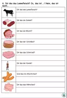 Aperçu - Feuilles d'exercices - Allemand - Exercices mixtes "In der Metzgerei" triple différenciation - Page 3