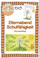 Vorschau - Präsentationen/Tafelbilder - Elternabend Schulfähigkeit - Ideensammlung - Deckblatt