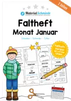Vorschau - Arbeitsblätter - Bundle: Falthefte zu den Monaten (12 Stück) - Seite 1