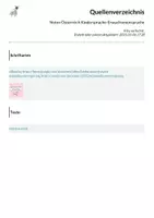Vorschau - Arbeitsblätter - Noten Österreich Kindersprache-Erwachsenensprache - Seite 1