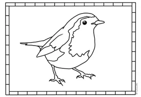 Vorschau - Mal- und Bastelvorlagen - Ausmalbilder "Vögel im Winter" Malvorlagen heimische Vögel - Seite 2