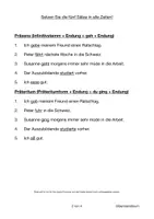 Vorschau - Arbeitsblätter - Einführung Tempus / Zeiten DaF / DaZ / Deutsch - Seite 1