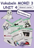 Vorschau - Anderer Materialtyp - Vokabeln UNIT 4; Lehrwerk MORE! 3; General course; Helbling Verlag; Karteikarten - Deckblatt