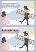 Vorschau - Stationenlernen - Silvesterbräuche in anderen Ländern | Lesekartei mit Sachtexten - Seite 1
