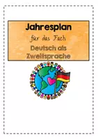 Vorschau - Lehrpläne/Lehrermaterial - Blanko-Jahresplan DaZ in übersichtlicher Tabellenform - nach dem bayerischen LehrplanPLUS - Seite 1