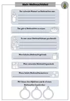 Vorschau - Arbeitsblätter - Schreibanlass: Mein Weihnachtsfest - Seite 1