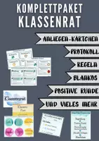 Vorschau - Poster - Klassenrat - Komplettpaket für Sekundarstufen! - Deckblatt