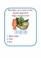 Vorschau - Fördermaterial/Inklusion - Das alte Ägypten, Leseübung mit "Plopper" + Selbstkontrolle - Seite 3