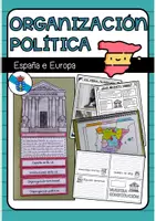 Vista previa - Unidades / Secuencias / Situaciones de Aprendizaje - Organización política y territorial de España y Europa / Gallego - Portada