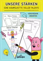 Vorschau - Arbeitsblätter - Unsere Stärken 🪅💪🏻- eine Wimpelkette voller Talente | Positiv Mindset 🌱☀️ - Deckblatt