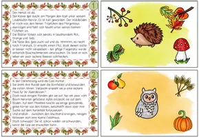 Vorschau - Spiele - Lesen & merken Herbst 🍂 | Lesetraining & Leseverstehen | differenzierte Texte Klasse 4–5 - Seite 2