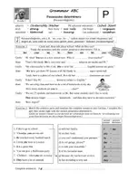 Vorschau - Arbeitsblätter - Possessive determiners - Poodle (3 Arbeitsblätter mit Lösungen) - Seite 3