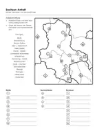 Vorschau - Arbeitsblätter - Sachsen-Anhalt (Landkarte) - Deckblatt