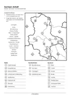 Vorschau - Arbeitsblätter - Sachsen-Anhalt (Landkarte) - Seite 1