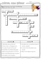 Vorschau - Arbeitsblätter - Kreuzworträtsel zum Ohr - Seite 3