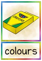 Vorschau - Bildkarten - Colours - Picture & Word Cards - Seite 2