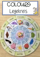 Vorschau - Stationenlernen - Colours - Legekreis - Deckblatt