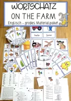 Vorschau - Arbeitsblätter - Bauernhof "the farm" - großes Materialpaket - Deckblatt