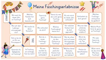 Vorschau - Spiele - Erzähl mal! "Fasching, Karneval, Fasnacht" - Spiel/Sprechanlass/Deutsch - Seite 1