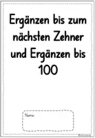 Vorschau - Arbeitsblätter - Ergänzen bis 100 Dossier ab 2.Klasse - Seite 2