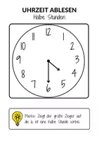 Vorschau - Arbeitsblätter - Uhr ablesen & Zeiten eintragen - Für 1.-3. Klasse - Seite 3