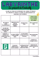 Aperçu - Feuilles d'exercices - Jeu du labyrinthe - Le présent de l'indicatif - Français - Page 2