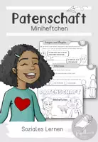 Vorschau - Arbeitsblätter - Patenschaft übernehmen| Miniheftchen als Vorbereitung - Deckblatt