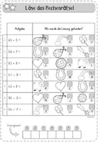 Vorschau - Arbeitsblätter - Rechenspaziergang Neujahr ZR 100 (4-fach differenziert+ Lösung) - Seite 3