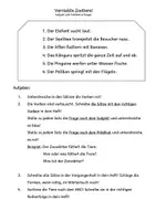 Vorschau - Arbeitsblätter - Satzglieder üben Klasse 3 und 4 - Seite 1
