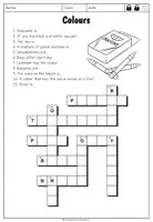 Vorschau - Arbeitsblätter - Colours - Crossword (differenziert) - Seite 3