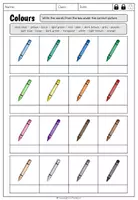 Vorschau - Arbeitsblätter - Colours - Vocabulary Worksheet (differenziert) - Seite 3