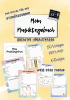 Vorschau - Unterrichtsreihen - Mein Musiktagebuch - Kreative Höraufgaben als Ritual - Deckblatt