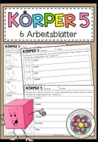 Vorschau - Arbeitsblätter - KÖRPER finden - 6 Arbeitsblätter - Deckblatt