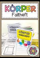 Vorschau - Merkblätter - KÖRPER - Faltheft (Merkheft) - Deckblatt