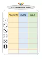 Vista previa - Refuerzo / NEE / Materiales de apoyo - PLANTILLA DE ESCRITURA CREATIVA - página 2