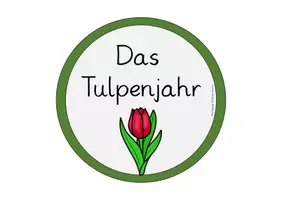 Vorschau - Poster - Das Tulpenjahr Tafelmaterial Die Tulpe Frühling - Seite 1