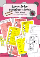 Vista previa - Hojas de trabajo - Lernwörter Aufgaben würfeln - würfle dich fit! - Portada