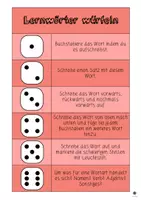 Vista previa - Hojas de trabajo - Lernwörter Aufgaben würfeln - würfle dich fit! - página 1